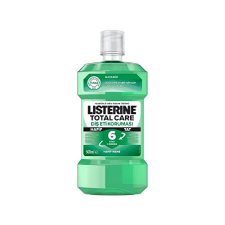 Listerine 500ml Total Care Zero Hafif Tat 3 Adet