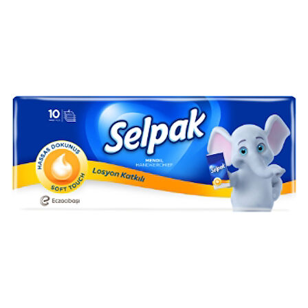 Selpak Mendil Cep Losyonlu 10'Lu 3 Adet