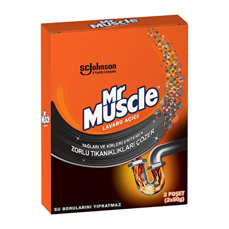 Mr.Muscle Lavabo Acici 2x50g Granul 3 Adet