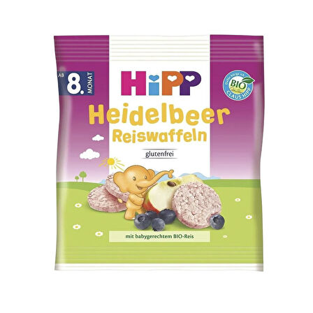Hipp Organik Yaban Mers Princli Bebek Gofreti 30gr 3 Adet