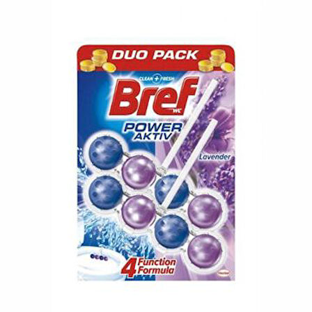 Bref Power Aktiv Duo 2x50g Lavanta 4 Adet