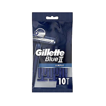 Gillette Blue-2 Simple Poşet 10'Lu 4 Adet