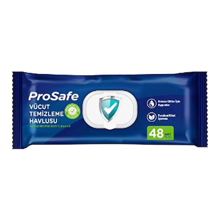 Prosafe Vücut Temizleme Havlusu 48'Li 4 Adet