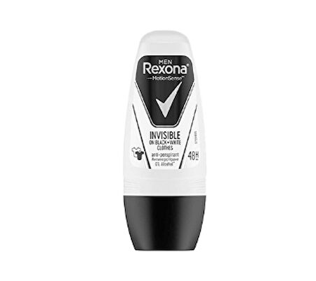 Rexona Deo Roll-On 50ml Men Invısıble Black White 4 Adet