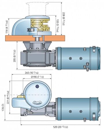 Regal Dik Irgat 3000W 24V Kavaleta 12/13 mm