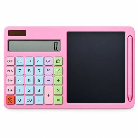 2IN1 PİLLİ HESAP MAKİNESİ - DİJİTAL ÇİZİM YAZI TABLET TAHTA KRD-8120