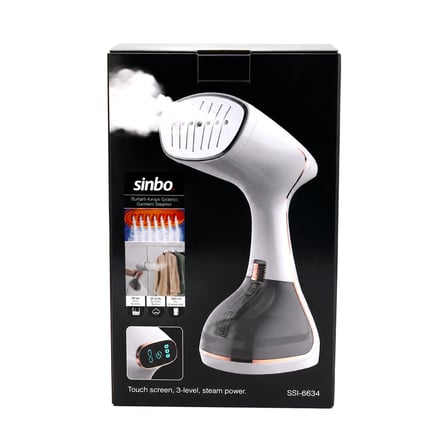BUHARLI KIRIŞIKLIK GİDERİCİ DİK ÜTÜ 2 MOD 320ML SU KAPASİTE DK 26G BUHAR DOKUNMATİK EKRAN SSI-6634