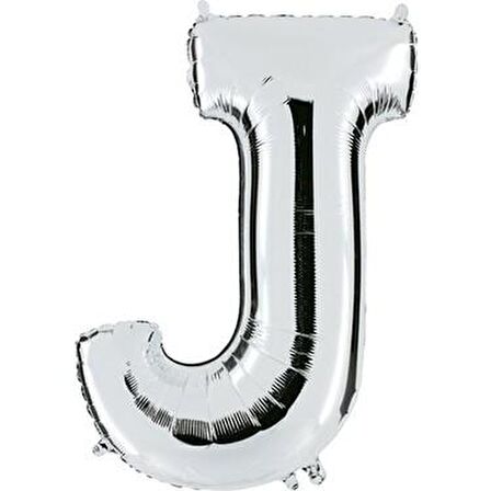 FOLYO BALON J HARF GÜMÜŞ 102CM