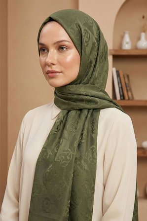 aker naia aura şal - 6070500-951 - haki
