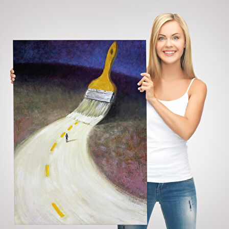 Kendi Yolunu Çiz Duvar Tablosu-6071