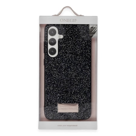 Onegif Samsung Galaxy A25 5G Bright Simli Kapak - Pembe