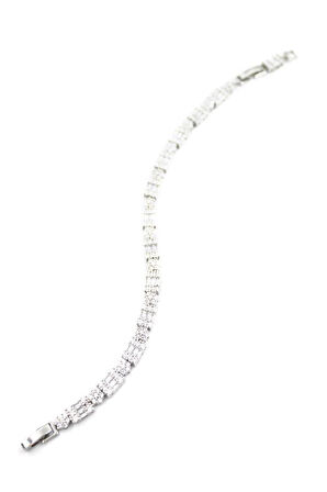 Zirkon Taşlı Bileklik - Gümüş