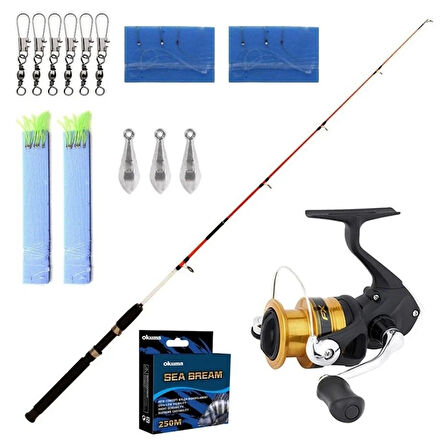 Shimano Fx 4000 - Remixon Tekno 180cm Tekne Olta Seti