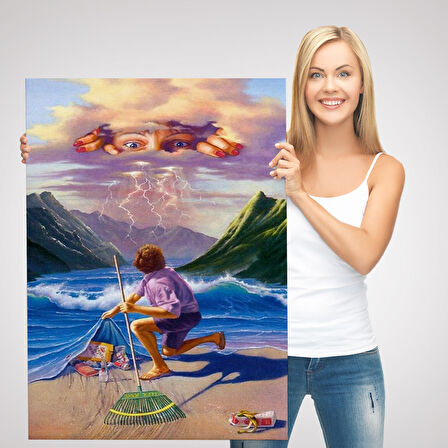 Çevre Temizliği Temalı Duvar Tablosu-6075