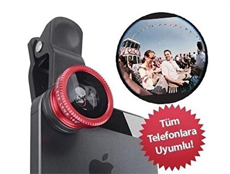 CT-STONES® Balık Gözü Cep Telefonu Lensi (Tüm Modellere Uyumlu)