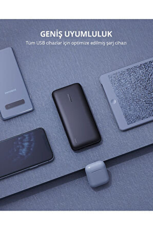 PB-N73-BK 15W 10000 mAh Type-C İnce Powerbank