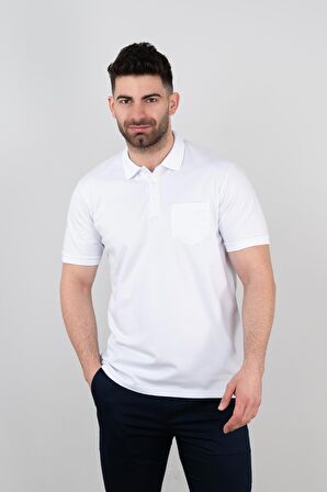 Polo Yaka Cepli Erkek T-Shirt