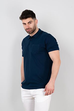 Polo Yaka Cepli Erkek T-Shirt
