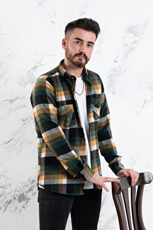 ADVANTE SLİMFİT ÇİFT CEP ODUNCU GÖMLEK