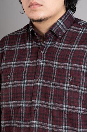 ADVANTE ÇİFT CEPLİ RAHAT KESİM KIŞLIK ERKEK GÖMLEK