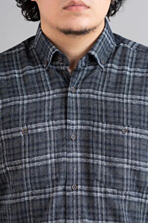 ADVANTE ÇİFT CEPLİ RAHAT KESİM KIŞLIK ERKEK GÖMLEK