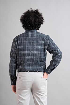 ADVANTE ÇİFT CEPLİ RAHAT KESİM KIŞLIK ERKEK GÖMLEK