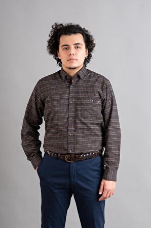 ADVANTE ÇİFT CEP RAHAT KESİM KIŞLIK ERKEK GÖMLEK