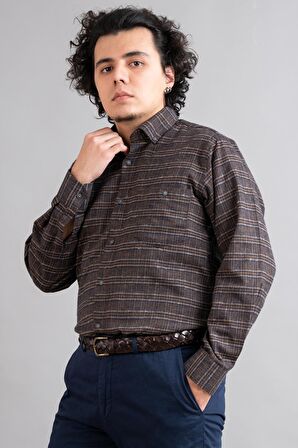 ADVANTE ÇİFT CEP RAHAT KESİM KIŞLIK ERKEK GÖMLEK