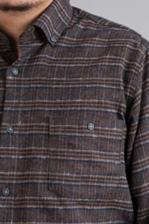 ADVANTE ÇİFT CEP RAHAT KESİM KIŞLIK ERKEK GÖMLEK