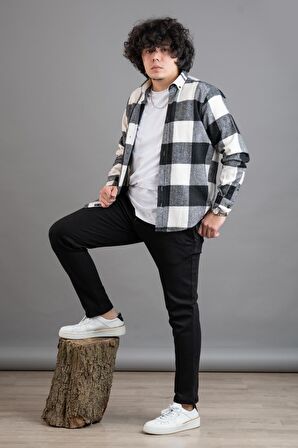 DORSS SLİMFİT EKOSELİ ERKEK ODUNCU GÖMLEK