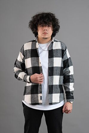 DORSS SLİMFİT EKOSELİ ERKEK ODUNCU GÖMLEK