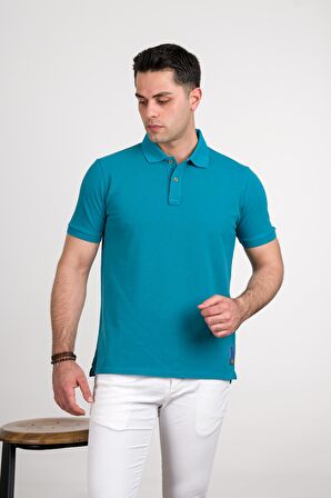 TAŞ YIKAMA REGULAR FİT LACOST KUMAŞ POLO YAKA PAMUKLU ERKEK T-SHİRT
