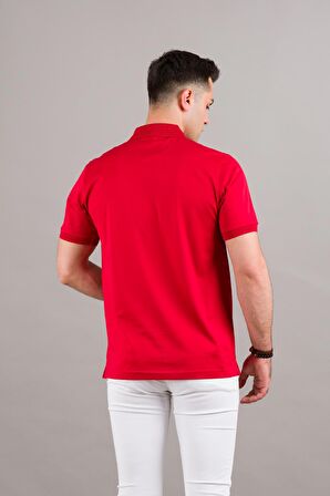 NEHİR by Faruk Ülker Polo Yaka Çıt Çıtlı Merserize Süperfine Cotton Erkek T-Shirt 