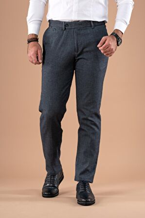 REGULAR FİT KIŞLIK ARMÜRLÜ GABARDİN PANTOLON