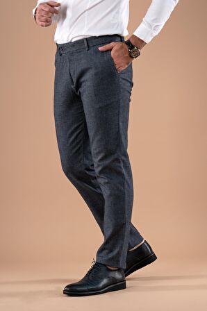 REGULAR FİT KIŞLIK ARMÜRLÜ GABARDİN PANTOLON