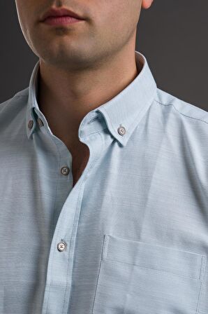 ADVANTE KISA KOL CEPLİ RAHAT KESİM YAKA DÜĞMELİ İNCE YAZLIK ERKEK GÖMLEK