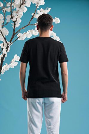 SLİMFİT PAMUKLU BİSİKLET YAKA LİKRALI KISA KOL ERKEK TRİKO YAZLIK T-SHİRT