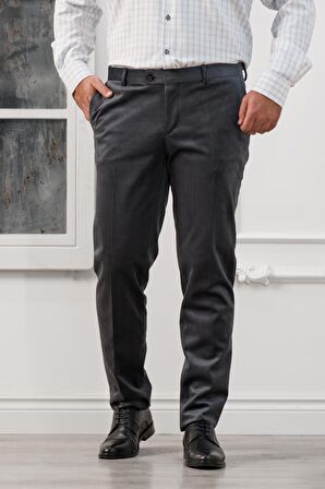 Apartro Regular Fit İnce Fitilli Boru Paça Yan Cep Kalın Kumaş Kadife Pantolon