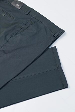 Notra Büyük Beden Mevsimlik Kumaş Yan Cep Gabardin Erkek Pantolon