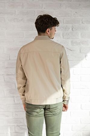 Advante Fermuar Kapamalı Yan Cepli İçi Astarlı Regular Fit Baharlık Pilot Mont