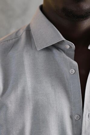Advante Slimfit Yazlık Düz Pamuklu Gömlek