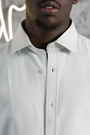 Advante Slimfit Yazlık Düz Pamuklu Gömlek