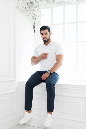Paul Martin Fermuarlı Polo Yaka %100 Pamuk Regular Fit T-shirt