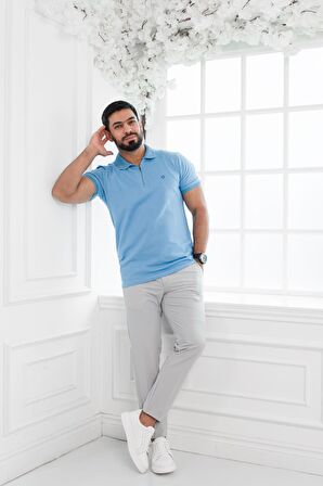 Paul Martin Fermuarlı Polo Yaka %100 Pamuk Regular Fit T-shirt