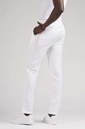 Ecer Slimfit Beli Yarım Lastikli Ve İplikli Gofre Kumaş Yazlık Jogger Pantolon