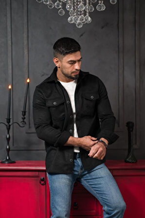 Advante Slimfit Çift Kapak Cepli Astarsız Kaşe Gömlek