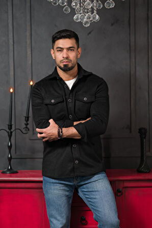 Advante Slimfit Çift Kapak Cepli Astarsız Kaşe Gömlek