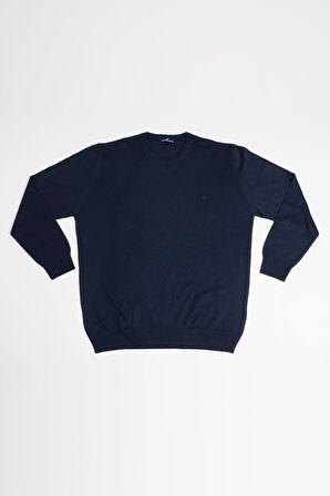 Woolen World Bisiklet Yaka Battal (Büyük Boy) Yünlü Triko Kazak 