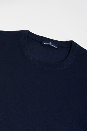 Woolen World Bisiklet Yaka Battal (Büyük Boy) Yünlü Triko Kazak 