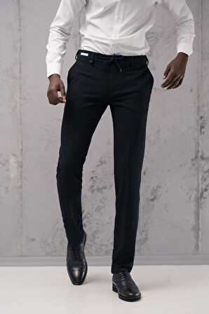 Ecer Regular Fit Yan Cepli Kışlık Gofre Kumaş Pantolon